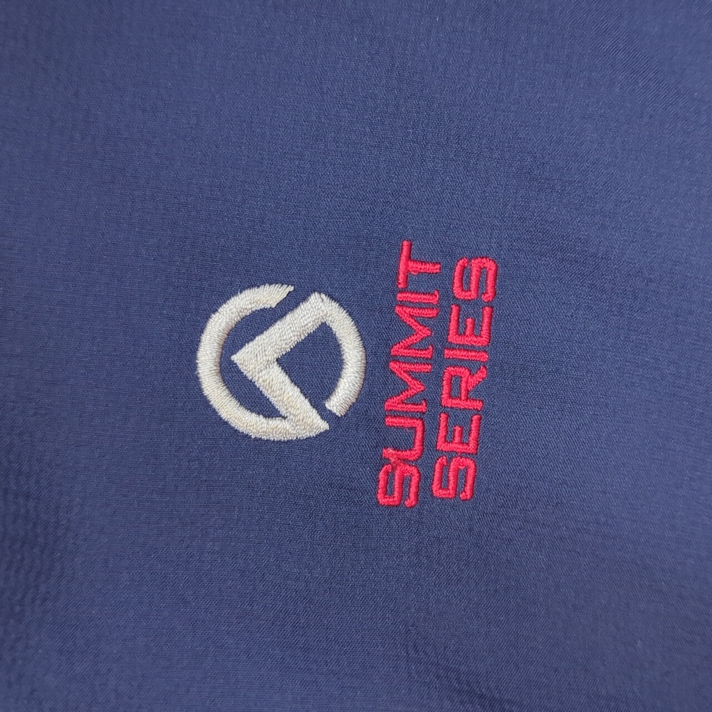 The North Face Apex Polartec Summit Series Jacket MEDIUM Blue Gray Pockets - Picture 6 of 16